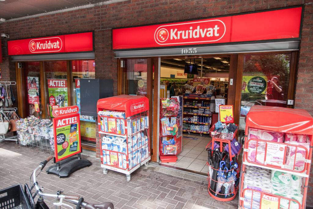 Ingang Kruidvat Winkelcentrum Brazilië Amsterdam.