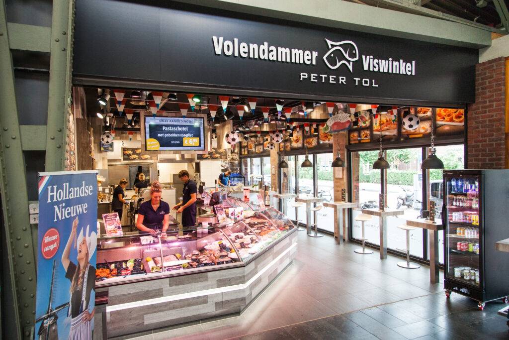 Ingang Vis winkel Peter Tol winkelcentrum Brazilië Amsterdam.