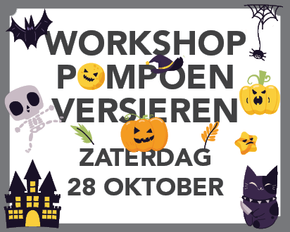 Pompoen versieren 25 oktober 2025