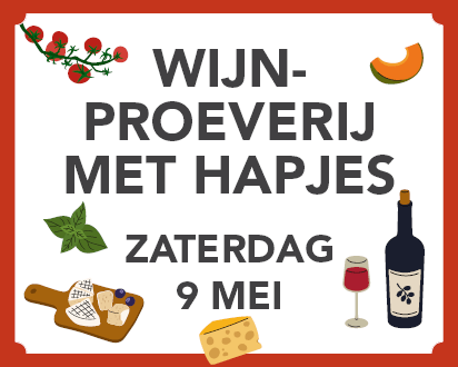 Wijnproeverij 9 mei 2026